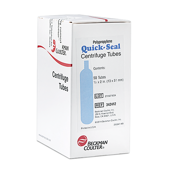 342412_5.1 mL Quick-Seal®  Polypropylene Tube, 13 x 51mm - 50Pk